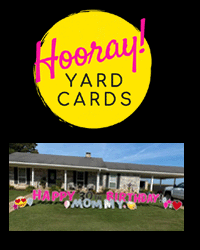 Hooray Yard Cards